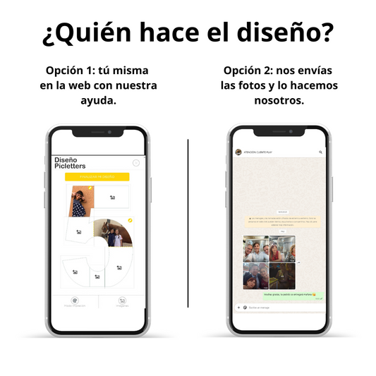 Cómo hacer online el diseño de las letras con fotografías - Picletters