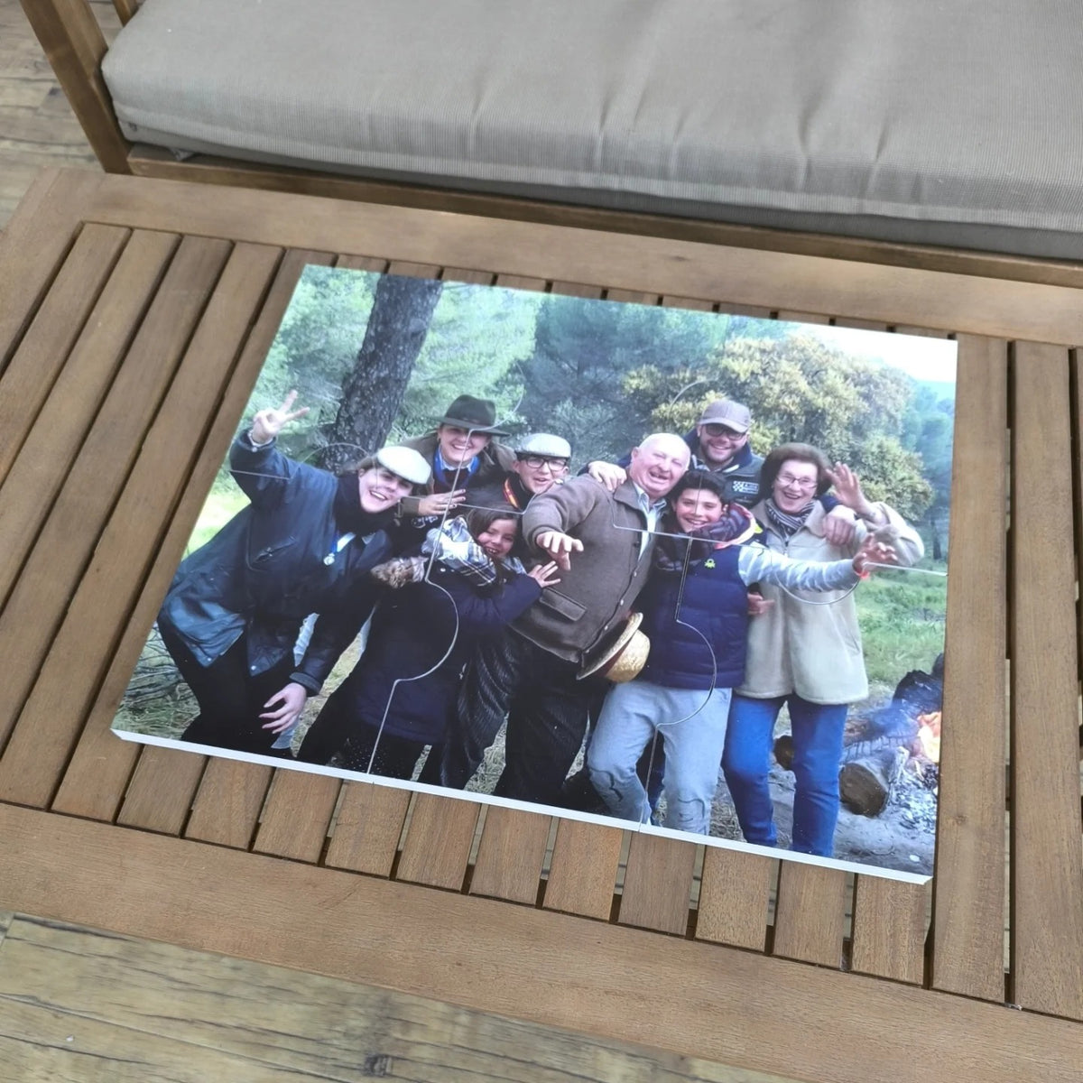 Detalle del puzle decorado con fotos - Picletters