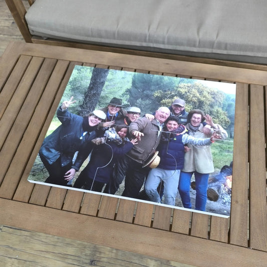 Detalle del puzle decorado con fotos - Picletters