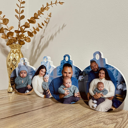 Bolas de Navidad con fotos familiares - Picletters