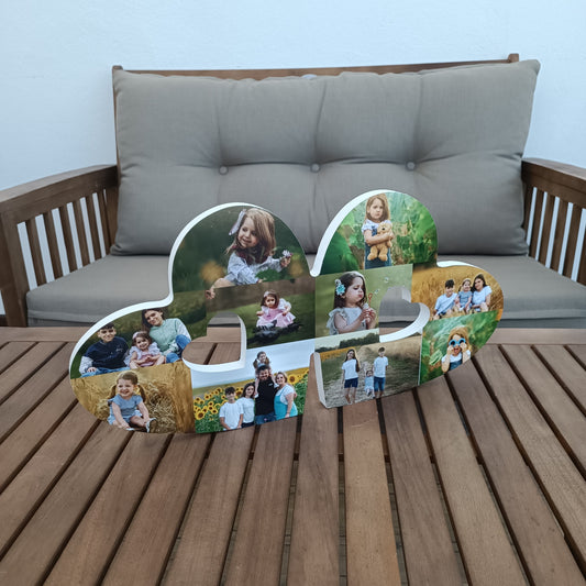 Corazones enlazados con fotos en 3D - Picletters