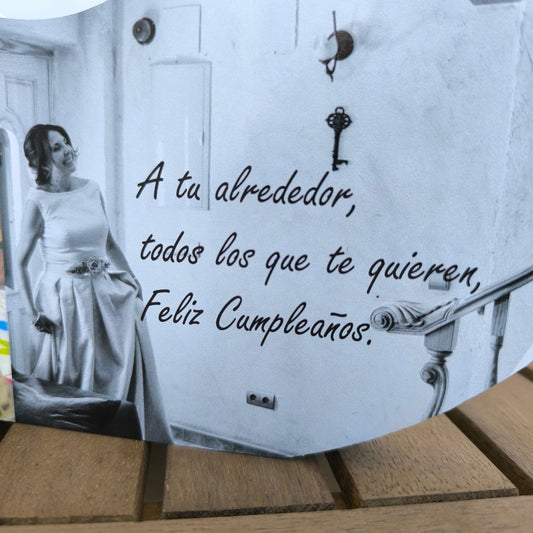 Letra inicial con fotos para regalo personalizado - Picletters