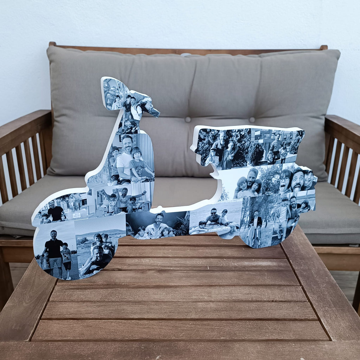 Vespa con fotos en 3D - Picletters