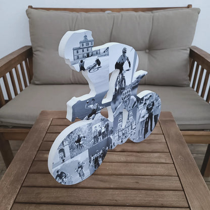 Ciclista con fotos en 3D - Picletters