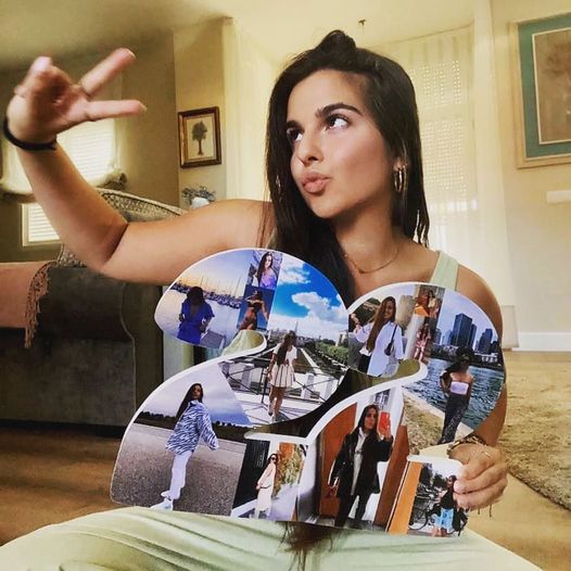 Número con fotografías cifras unidas para celebraciones - Picletters