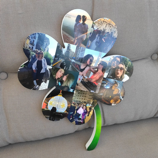 Trébol con fotos en 3D - Picletters