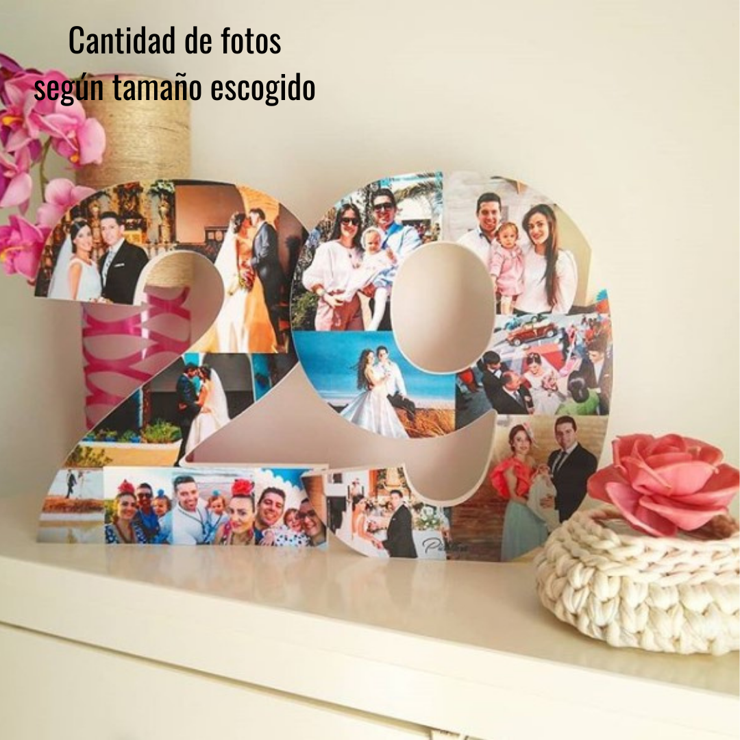 Número 30 con fotografías en blanco y negro - Picletters